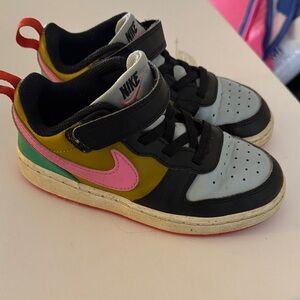Nike Kids Low-Top Sneakers - Pink/Yellow/Black/Light Blue